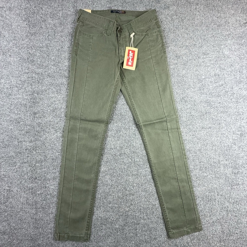 Levi's Skinny Jeans Juniors 5 Green Medium Wash Slim Stretch Denim Pants